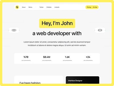 Flowbase: Atlantis Portfolio Template branding design flowbase flowbase template landing landing page portfolio portfolio template ui ux web webflow website