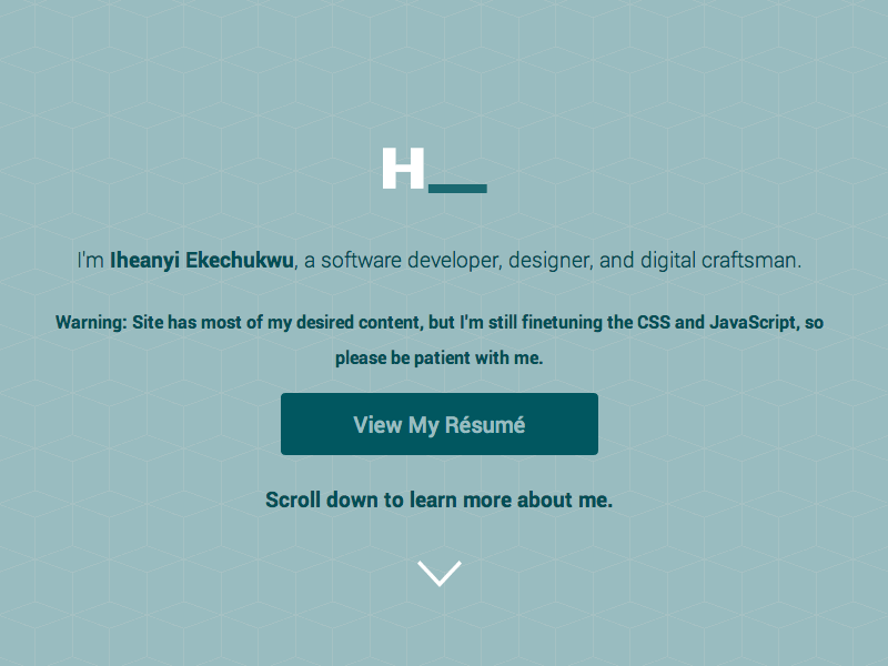 Personal Portfolio Revamp portfolio web design website
