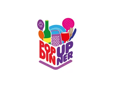 Logo design for pop-up-dinner event company design event logo pop up dinner