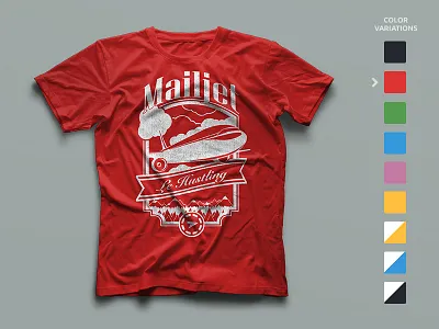 Mailjet Tee Summer cloud flying mailjet plane summer tee tshirt