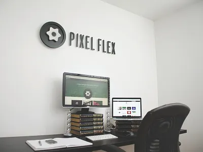 My Workspace branding office sign studio workspace