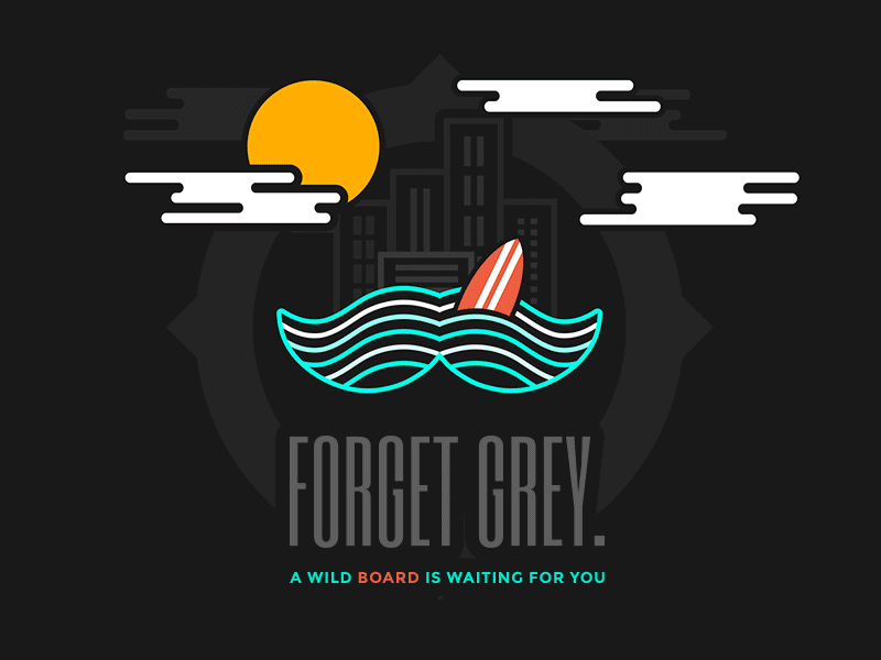 Captainwise Contest black board captainwise city clouds contest dark grey ocean sun wild yellow