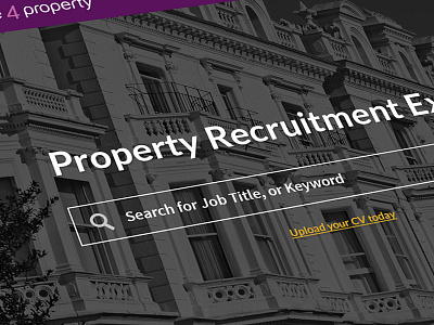 People 4 Property one pager parallax web design