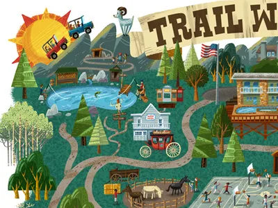 Trail West Lodge property map