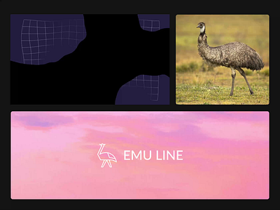 Emu Line - Clothing Brand Identity branding clothing design graphic design icon identity logo ui vector