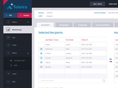 Telecom Dashboard admin dashboard flat ui