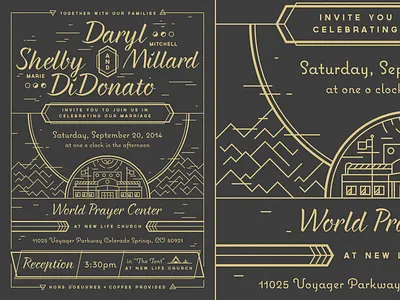 Wedding Invitation braxton building coquette fire flag geometric governor illustration minimal retro tent wedding invitation