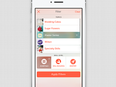 Class filters blur cake filter ios8 skill level ui