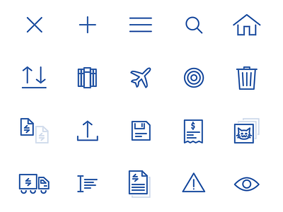Icon Set A icon icon set icons illustration illustrator