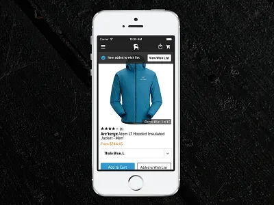 Backcountry Wish List backcountry backcountry.com ecommerce ios