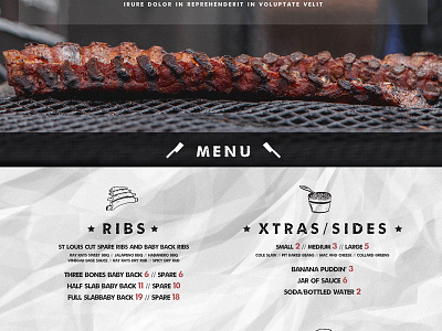 Ray Rays Hogpit Website columbus custom food truck icon ohio parallax ribs web yum