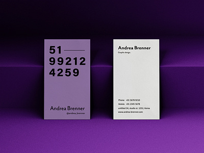 NUMERO Business Card Template branding businesscard businesscarddesign card cardsdesign design graphic design illustration logo ui