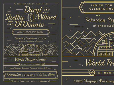 Wedding Invitation Updated braxton building coquette fire flag geometric governor illustration minimal retro tent wedding invitation