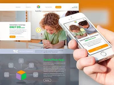 Puzzle Piece Hackathon app brand branding logo product site web website