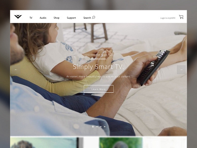 VIZIO.com Launched Today mobile open sans repsonsive retina ui ux vizio web design wireframing