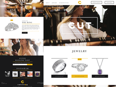 CUTFJ Web branding graphic design logo design web design