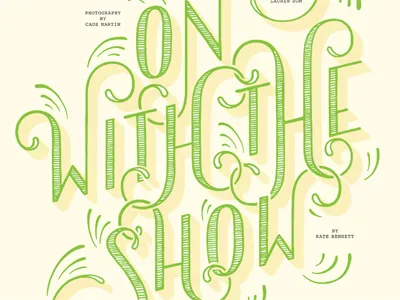 MOM Feature - Washingtonian Magazine editorial flourish hand lettering illustration lettering magazine type washingtonian