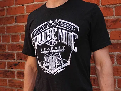 Kearney Cruise Nite 2014 Shirt Design car clothing cruise kearney plymouth screen printing shirt vintage