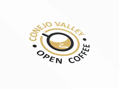 Coffee logo concept branding cafe clean coffee concept cup design idea identity logo valley
