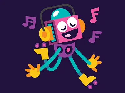 Ruby the Robot character emote face facebook lady pink robot