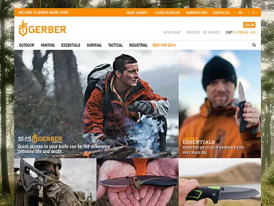Gerber eshop /concept/ eshop