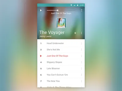 Material Design Audio Player android android l audio design free l material material design music player psd