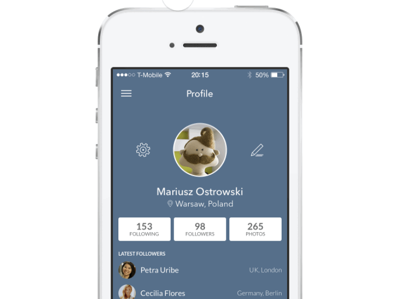 Blurred Bar animation bar blur ios7 scroll