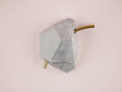 Found Objects Series 3d c4d found objects geometric minerals pottery vray