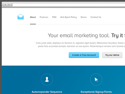 io 1x 2x email marketing inboxology interface retina ui user interface ux