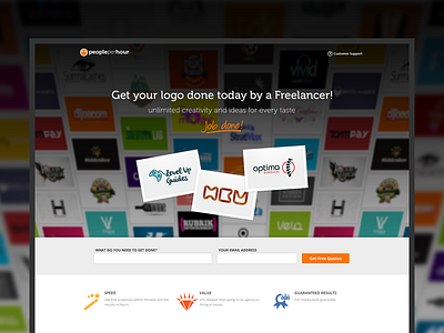 PPH Landing Page freelancer landing page logo peopleperhour