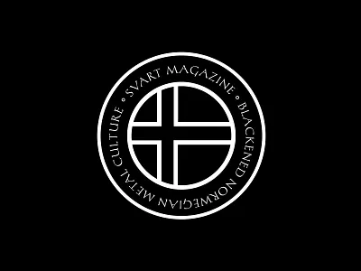 Svart Magazine branding clean geometric identity logo logotype modern
