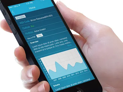 Wise Owl Apps blog graph investments ios iphone news stock ui ux video