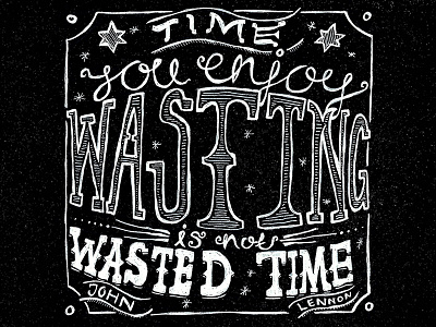 Illustrated Typography #3 calligraphy design hand drawn hand lettering illustration lettering retro sketch texture type typography vintage
