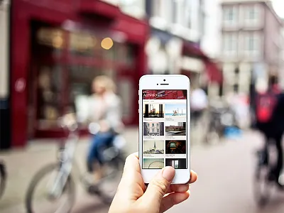 Urban photo mockups app design city iphone 5 iphone mockup mobile app outdoor photo mockups responsive startup street urban