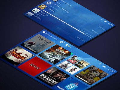 PSVita UI Redesign Concept game gamer playstation psvita sony ui vita