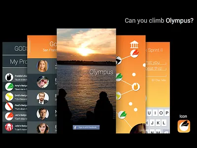 Olympus - Spartan Race Hackathon '14 fitness greek gods jawbone olympus product design sports
