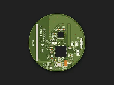 BKON D1 [ developer beacon ] beacon bkon ble circuit circuit board electronic electronics ibeacon illustration pcb
