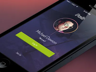 Pwdr app colors ios ski snowboard ui