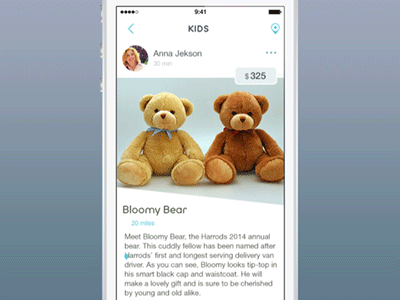 Kids 7 app comment cute feed ios kids light store ui wight