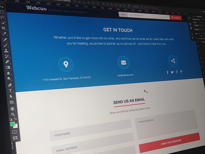 Contact Page contact page contact us email footer design form get in touch how to reach us product design ui elements web design web form web layout