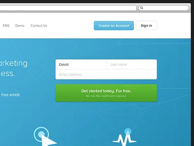 No risk. 1x 2x blue design retina ui user experience user interface ux