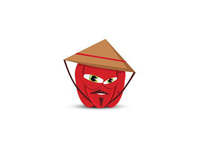 The Shinobi branding cartoon character illustration mascot pencil