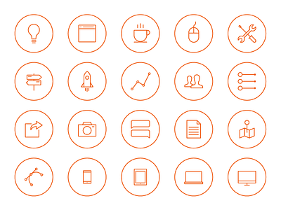 Circle Icons icons ios 7 iphone laicos line outline stroke tab bar ui ux