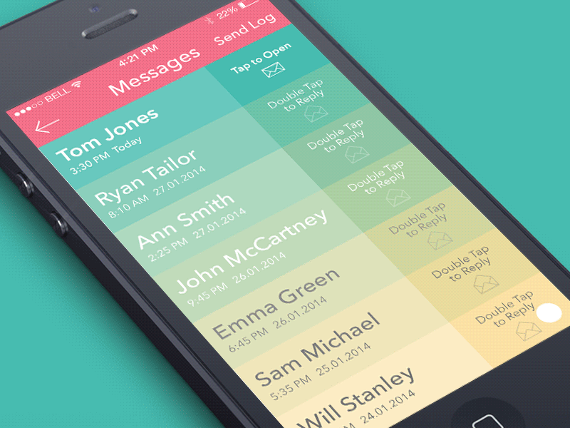 Tell GIF Animation android animation application flat gif icon interface ios studio ui ux web
