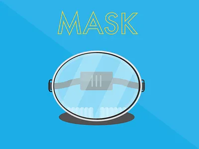 Steve Zissou Mask - The Life Aquatic illustration mask scuba snorkel wes andersen