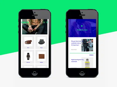 CAVALIER - responsive website design blog design ecommerce fashion grid minimal mobile product responsive ui web website