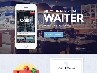 Landing page app cuberto design icon ui ux web