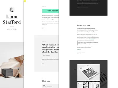 PERSONA II - Tumblr Theme blog design layout mario maruffi persona theme themebull tumblog tumblr tumblr theme ui
