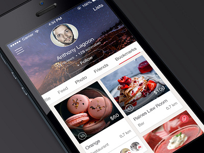 Profile [iPhone] follow ios iphone profile tabs user