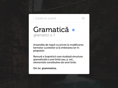 Dictionary widget [PSD] app badge dictionar free freebie museo psd sleek text verified widget